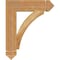 Ekena Millwork Thorton Arts & Crafts Rough Sawn Bracket, Western Red Cedar, 4"W x 18"D x 22"H BKT04X18X22THR03RWR - alternate 4